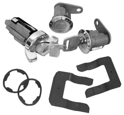 Dynacorn | Mustang Parts - 70-73 Mustang Ignition and Door Lock Kit
