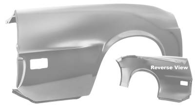 Dynacorn | Mustang Parts - 70 Mustang Convertible Quarter Panel Complete Right Hand Passenger Side