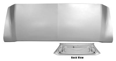 Dynacorn | Mustang Parts - 67-68 Mustang Trunk Lid Aluminum Skin Fastback