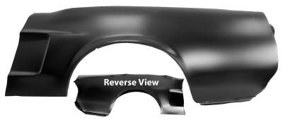 Dynacorn | Mustang Parts - 68 Mustang Left Hand Quarter Panel Convertible