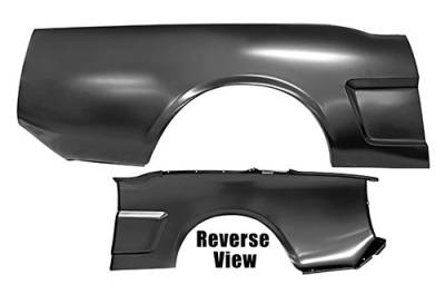 Dynacorn | Mustang Parts - 65-66 Mustang Convertible Right Hand Quarter Panel