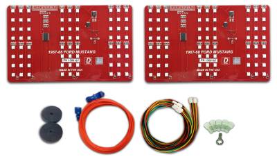 DIGI-TAILS  - 1967-68 Mustang LED Sequential Taillight Panel Kit