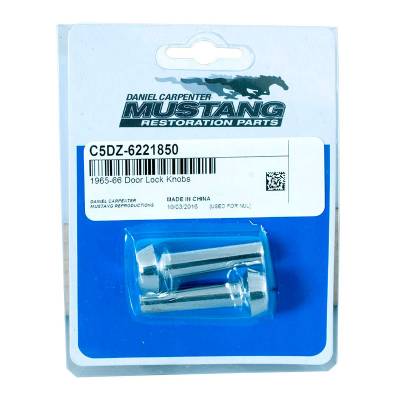 Daniel Carpenter Mustang Parts - 65 - 66 Mustang Door Lock Knobs