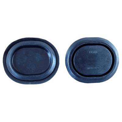 Daniel Carpenter Mustang Parts - 79 - 93 Mustang Hatchback Rear Oval Bottom Corner Rubber Plugs