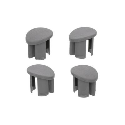Daniel Carpenter Mustang Parts - 87 - 93 Mustang Interior Arm Rest Plugs Smoke Gray