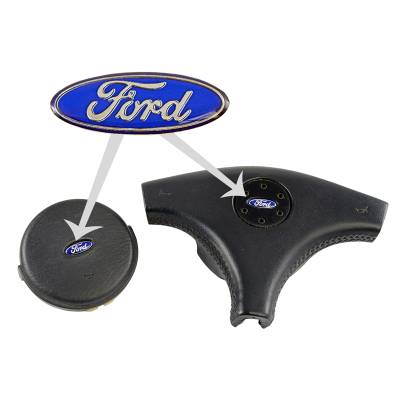 Daniel Carpenter Mustang Parts - 84 - 89 Mustang Steering Wheel Emblem