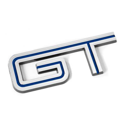 Daniel Carpenter Mustang Parts - 05 - 10 Mustang GT Fender Emblem Chrome With Blue Line