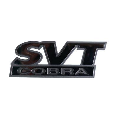 Daniel Carpenter Mustang Parts - 94 - 04 Mustang Cobra Black Chrome Trunk Emblem