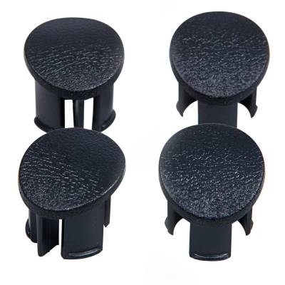 Daniel Carpenter Mustang Parts - 87 - 93 Mustang Black Arm Rest Plugs