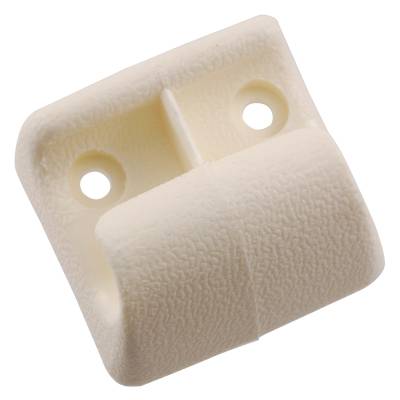 Daniel Carpenter Mustang Parts - 68 - 73 Mustang Convertible Center Sun Visor Bracket White