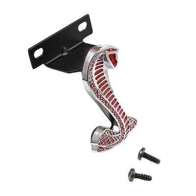 Daniel Carpenter Mustang Parts - 94 - 04 Mustang Cobra Grille Emblem Chrome With Red