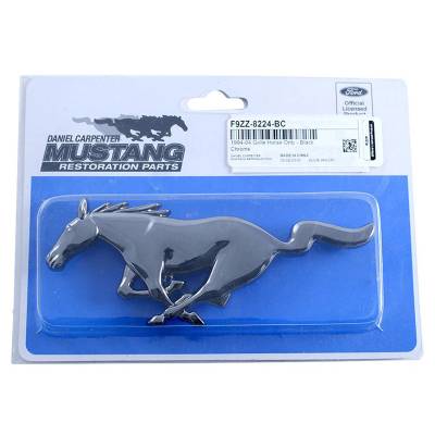 Daniel Carpenter Mustang Parts - 94 - 04 Mustang Grille Horse Emblem Super Gloss Black With Retainers