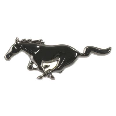 Daniel Carpenter Mustang Parts - 87 - 93 Mustang Cobra Front Grille Emblem Black Chrome
