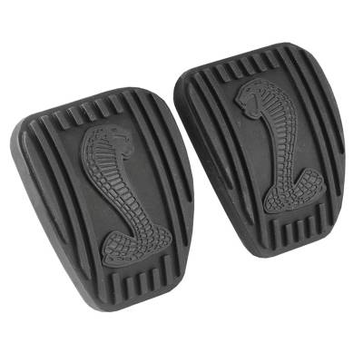 Daniel Carpenter Mustang Parts - 94 - 09 Mustang Cobra Snake Emblem Pedal Pads