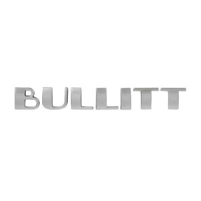 Daniel Carpenter Mustang Parts - 01 Mustang Bullitt Trunk Emblem Reproduction Peel And Stick