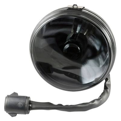 Daniel Carpenter Mustang Parts - 87 - 93 Mustang Fog Light Assembly with Bulb Smoked Euro Glass