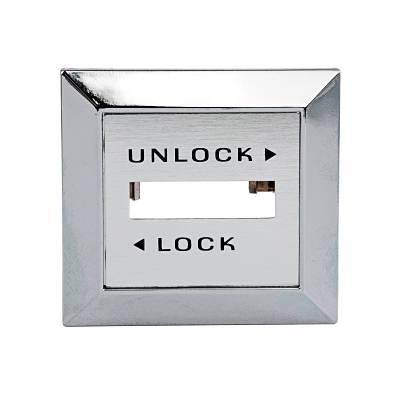 Daniel Carpenter Mustang Parts - 79 - 80 Mustang Chrome Power Door Lock Switch Bezel LH