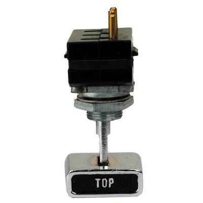 Daniel Carpenter Mustang Parts - 69 - 70 Mustang Convertible Top Switch With Die Cast Knob