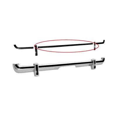 Daniel Carpenter Mustang Parts - 73 Mustang Rear Bumper Center Rubber Strip with Nuts
