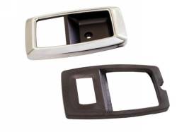 79 - 93 Mustang Door Bezels Chrome - Pair