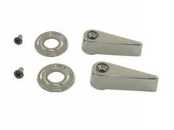 68-69 Mustang Seat Latch Handle & Bezel Set