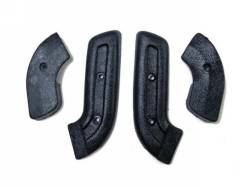 Seats & Components - Seat Components - Scott Drake - 1968 - 1970 Mustang  Seat Hinge Covers (Black)