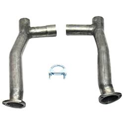 65-70 Mustang JBA H-Pipe 2-1/2in SS For Long Tube Headers