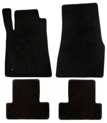 11 - 12 Mustang BLACK Set of 4 Floor Mats, No Emblem