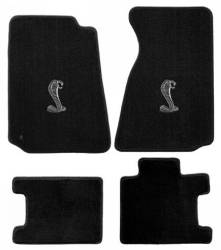 94 - 99 Mustang Floor Mats, Cobra Emblem
