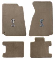 94 - 99 Mustang Floor Mats, Cobra Emblem