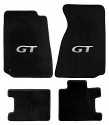94 - 98 Mustang Floor Mats, Silver GT Emblem
