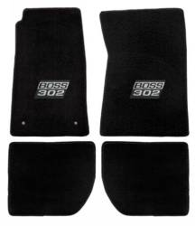 65 - 73 Mustang Convertible Floor Mats, Boss 302
