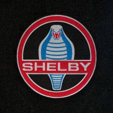 67 - 68 Mustang Trunk Mat, Shelby Word & Snake, Fstbk