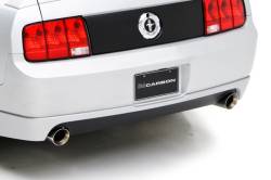 3D Carbon - 05 - 09 MUSTANG - V6 Dual Exhaust Rear Lower Valance (Fits V6 Mustang with modified exhaust only) - Image 2