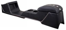TMI Products - 67 - 68 Mustang TMI Sport XR Full Length Console-Black/Black/Black/Steel - Image 2