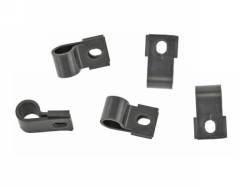 1967 - 1968 Mustang  Underhood Turn Signal Harness Clips (Black)