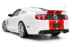Valance - Rear - 3D Carbon - 10 - 12 MUSTANG BOY RACER- Rear Lower Skirt with Pre-Drilled Backup Sensor Holes