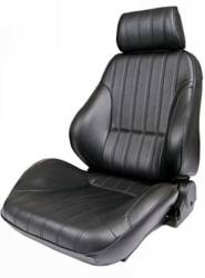 Procar - 65 - 70 Mustang Procar Rally Seats, with Adapters, Black Vinyl - Image 2