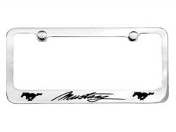 Accessories - License Plate - Scott Drake - 65 - 73 Mustang Running Horse License Plate Frame