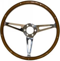 65 - 73 Mustang Corso Feroce 6 Hole Wood Steering Wheel