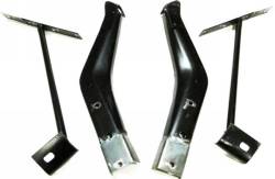 67 - 68 Mustang Extended Inner and Outer Front Bumper Braces, for shelby front
