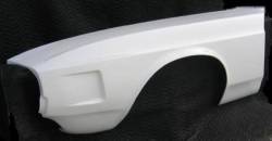 Build Kits - S-Style Parts - Stang-Aholics - 69 - 70 Mustang LH Fiberglass Fender, Shelby Style