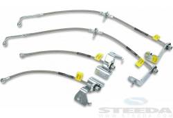 15 Mustang Steeda Stainless Braided Brake Lines (15 GT)