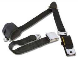 65 - 73 Mustang 3 Point Seat Belts, Black