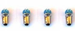 64 - 68 Mustang Instrument Panel Led Bulbs:blue