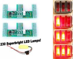 67 - 68 Mustang Led Sequential Tail Light Kit: easy