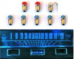 64 - 65 Mustang Instrument Panel Led Bulb Set