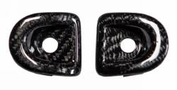 05 - 13 Mustang Carbon Fiber Door Lock Inserts