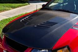 99 - 04 Mustang Carbon Fiber Hood - V6 / GT