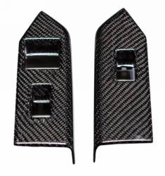 10 - 14 Mustang Carbon Fiber Window Switch Covers